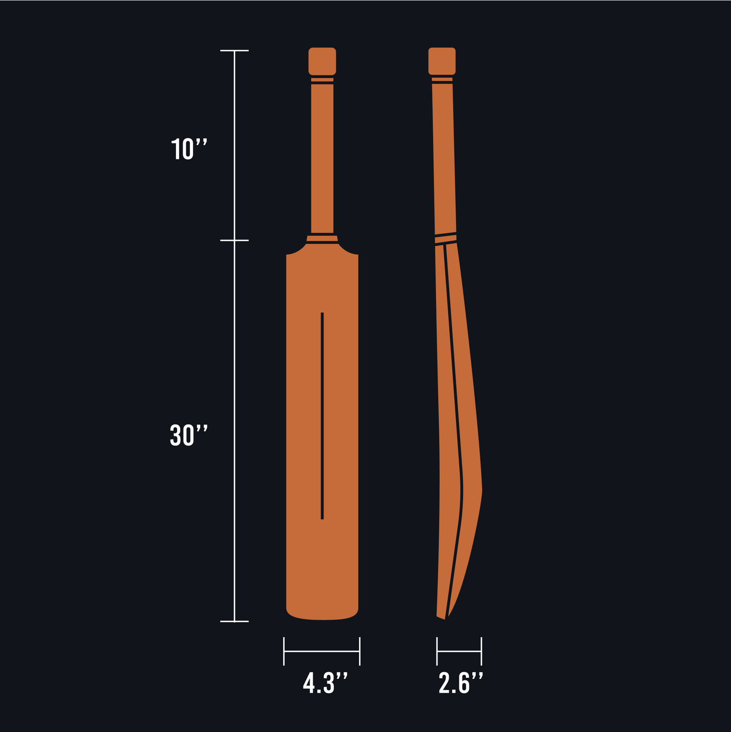 E-Willow Bats Red